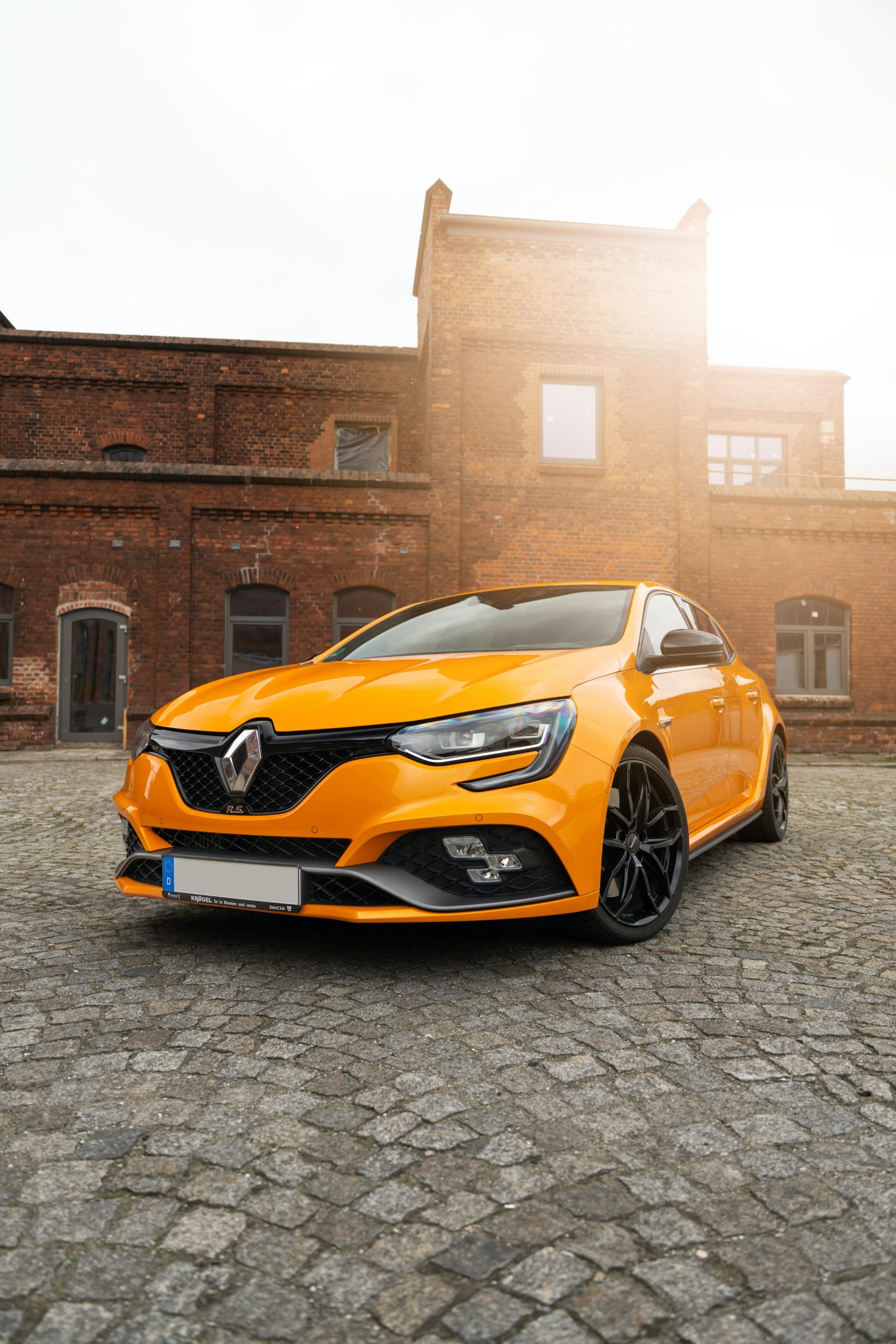 Modern driving school car